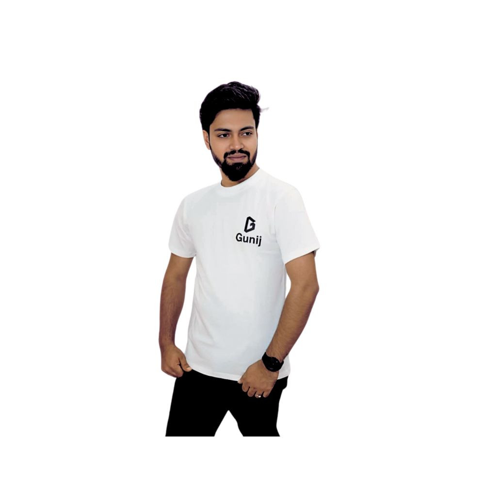 White t-shirt for men