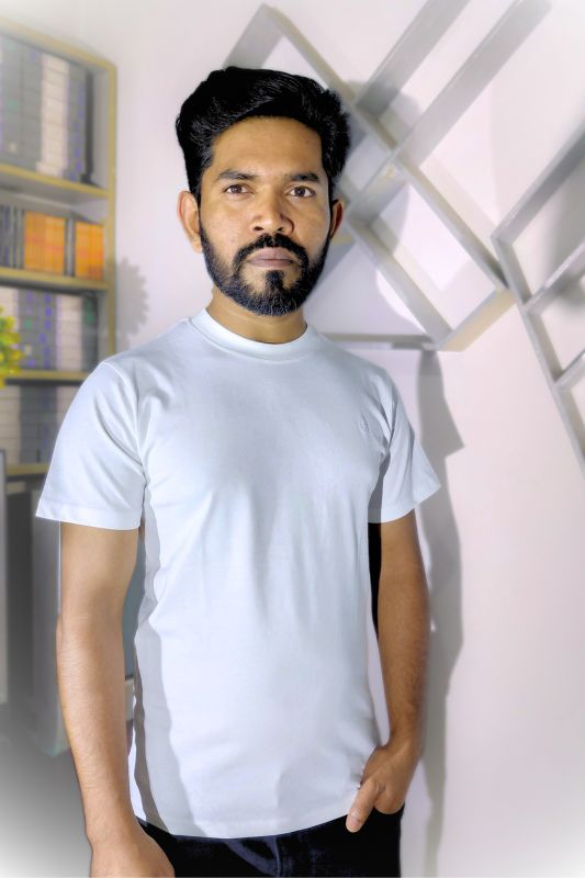 Premium Quality White T-shirt For Men