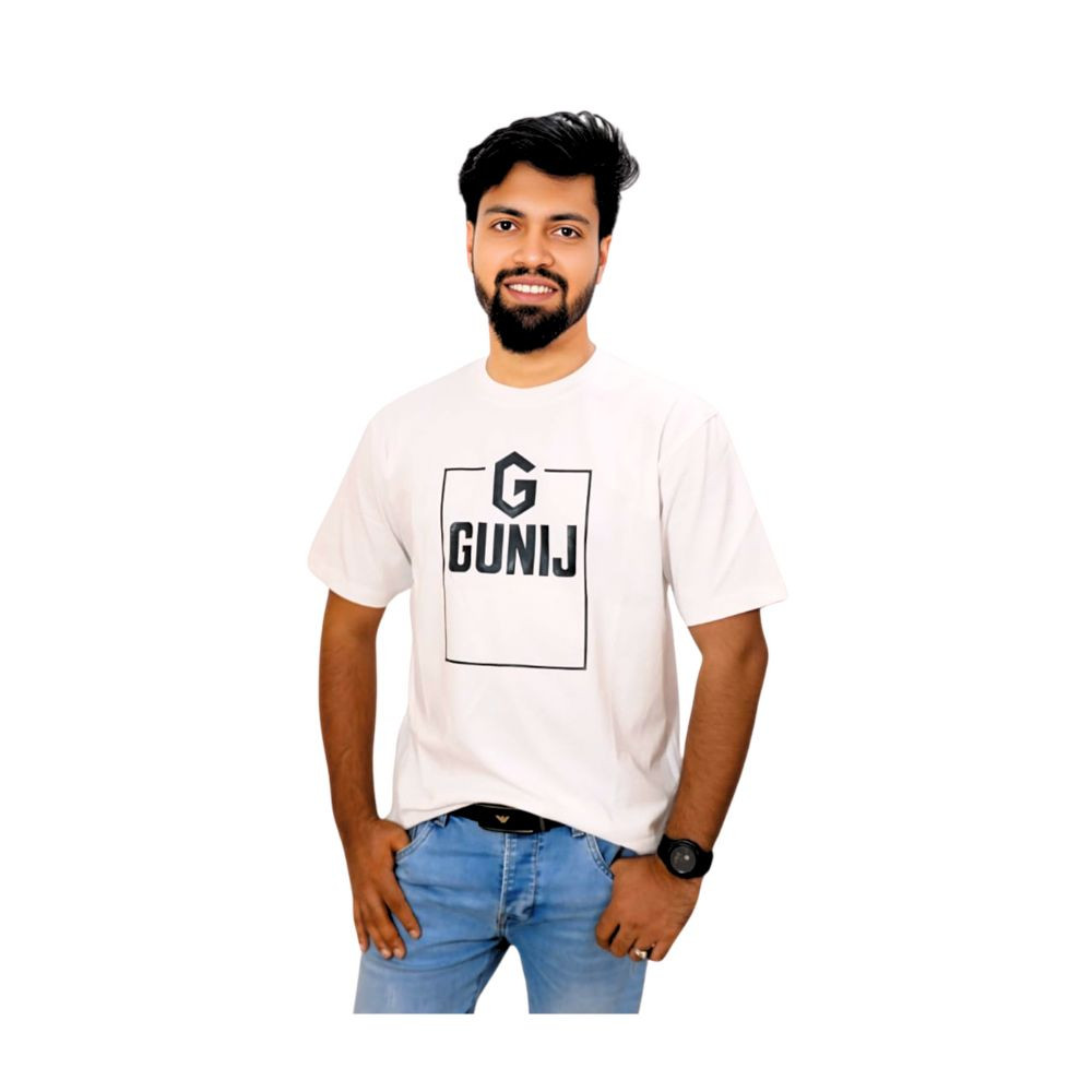 Solid White T-shirt for Men