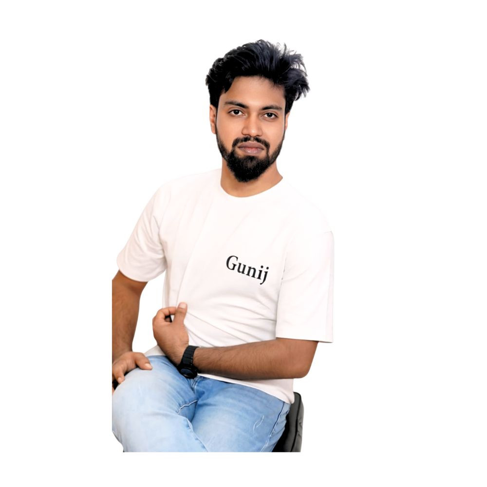 White t-shirt for men